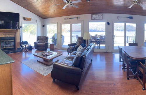 La Follette House | East Norris Point Breathtaking Lake View with Private Dock in Year Around Water