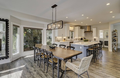 Oceanside House | Elegant 5th row beach home with a private pool.