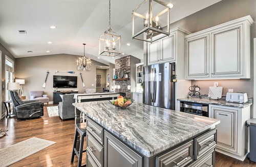 Cross Hill House | Elegant Lakefront Gem w/Dock + Sunset Views!