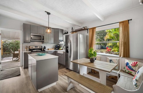 Sun Bay South House | Escape to this stylish Tampa retreat 🌴☀️ This cozy 2BR/1BA getaway features a private heated pool with a rare 6-foot deep end, perfect for relaxing days under the Florida sun.