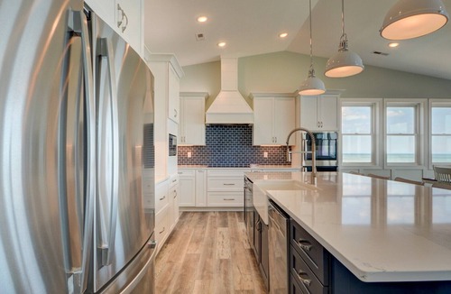 North Topsail Beach House | Experience beachfront luxury at Geaux Big, North Topsail Beach, with 8 bedrooms and private pool.