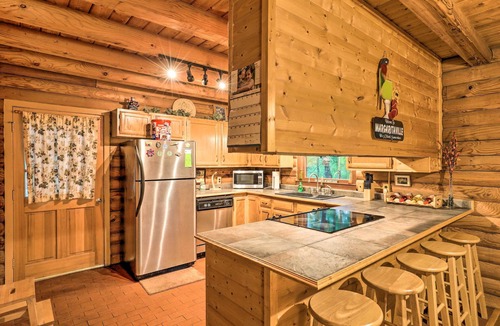 Brevard Cabin | Explore the Land of Waterfalls! Brevard Log Cabin