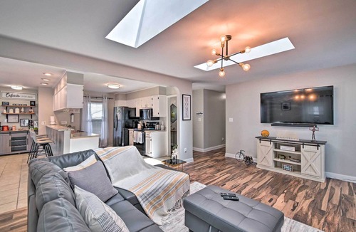 Fayetteville House | Fayetteville Vacation Rental w/Sunroom & Yard!