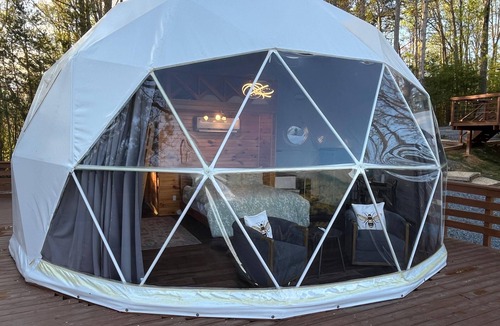 Hartford RV Rental | Forest Fairy dome in Smoky mountains - GlampiTiN