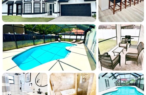 Buena Ventura Lakes House | FREE Heated Pool 9 minutes to MCO 15 minutes to Disney Sleeps 8
