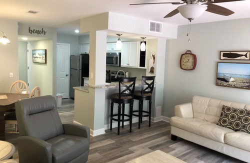 Hilton Head Island Villa | Fully remodeled, block to beach. 2-story, first floor entry, park at front door