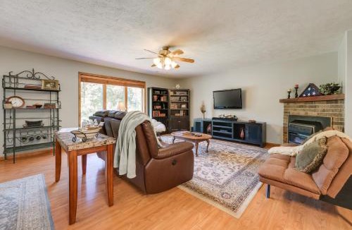 Squires House | Game Room & Deck: Serene Ava Countryside Home
