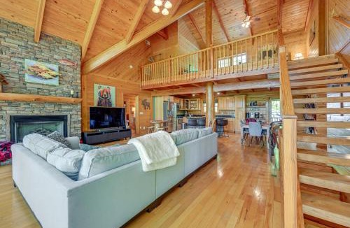 Franklin House | Game Room, Hot Tub & Decks: Scenic Franklin Cabin