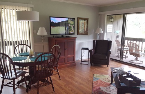 Pinehurst Condo | Golf Views from Every Window and just 300 Yards from the Cradle and Thistle Dhu!