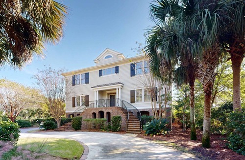 Seabrook Island House | Gorgeous home with panoramic ocean views, private pool, & hot tub