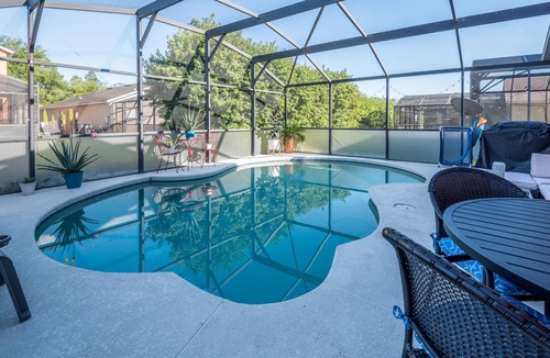 Sandy Ridge Villa | Gorgeous VILLA near Disney, Private Heated South Pool