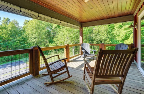 Kingsport House | Group-Friendly Kingsport Home w/Game Room, Decks!