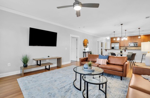 Old West Broad Neighborhood House | Historic District Stylish 2BDR Savannah Escape | The Juliette #204 by AvantStay
