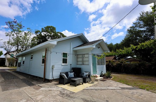 St. Petersburg House | Historic Restored St. Pete Bungalow - Charming, Quiet, and Walkable
