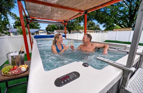 Featherock House | Home with Pickleball Court Private Gym Big Backyard