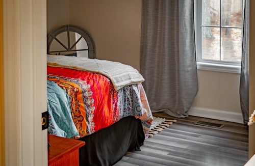 Clayton Cottage | Hot tub, firepit and masterfully decorated home.