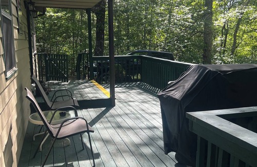 Almond Cabin | Hot Tub, Near Bryson City, Fontana Lake, Pets Ok, Gated Deck and Community lake