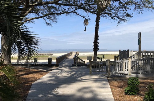 Palmetto Dunes Condo | Indoor/outdoor pool 2 Bed 2 Bath 1st Level short walk to beach. Smoking unit.