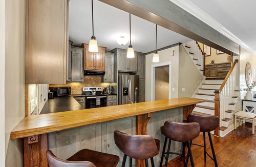 Townville House | Insta-Worthy Lakefront Home w/Dock + Fire Pit & Game Room