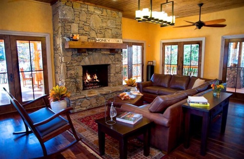 Tuckasegee Cabin | Island Lodge on Bear Lake Surrounded By Water- Private Peninsula Great Decks