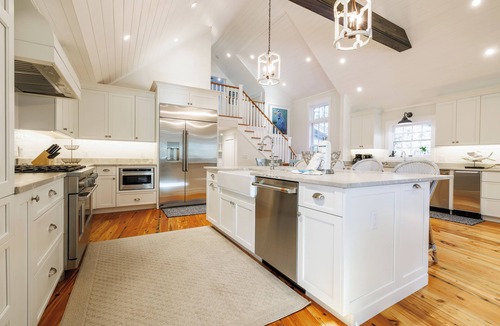 Heritage Woods House | Just Renovated! Spacious Sea Pines home near beach with private salt water dock