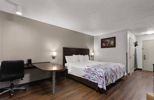 Pooler Hotel | King Room | Near Savannah Amtrak Station | Free Parking & Pet Friendly
