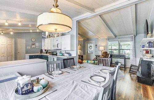Summerton House | Lake Marion Canal Home: Dock, Yard, Porch