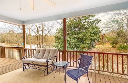 Leesville House | Lakefront Dog-Friendly Home w/Free WiFi, Furnished Deck, Lake Views, Central AC