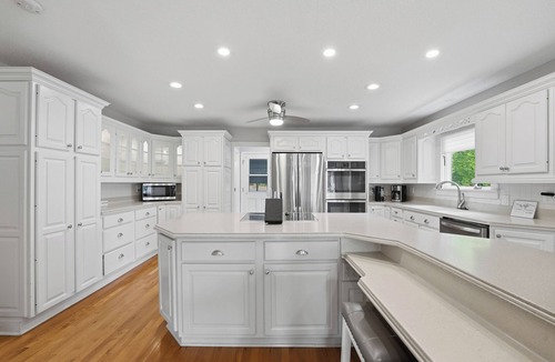 Westport Villa | Lakefront Home + Saltwater Pool + Slide | Private Dock, Fire Pit | Sip, Sip Away