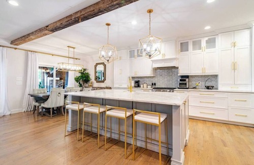 Cornelius House | Lakefront Home with Pool and Hot tub
