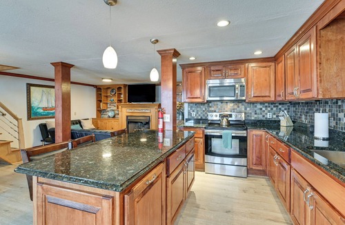 Southmont House | Lakefront, Hot tub, Theater Game w/Private Dock