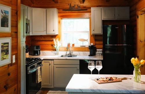 Townville Cabin | Lakefront Log Cabin + Wooded Paradise + Close to Clemson + 2 Kayaks