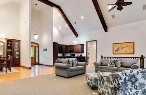 Sloans Valley House | Lakeside Hideaway 5BR lakefront home with hot tub, pools, pickleball, boat ramp