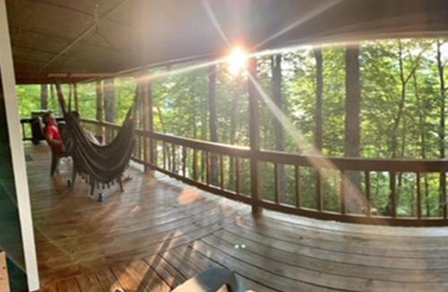 Topton Villa | Lakeside Mountain Oasis - 3 Bedroom Cabin with Outdoor Hot Tub