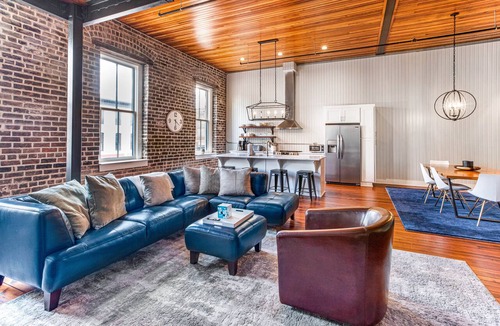 Historic District - North Condo | Large, Stylish Two-Story Loft Overlooking Broughton Street by Lucky Savannah