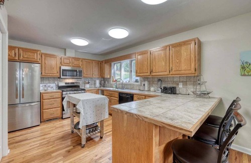 Hayesville House | Longview - Woodburning fireplace