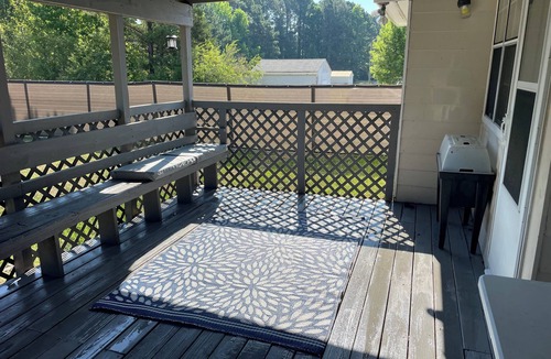 Youngsville House | Lovely 2-bed 2-bath house with firepit in fenced in yard in charming Youngsville