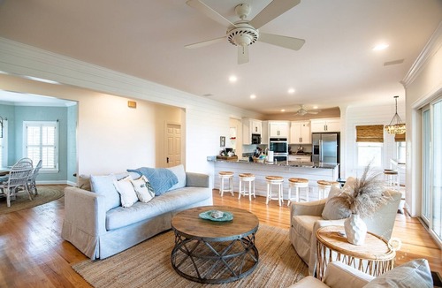 Edisto Island House | Low Country Home w/Creek & Ocean views, dock, & indoor/outdoor living spaces