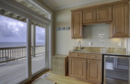North Topsail Beach House | Luxury Beach Front Home, Amazing Views Heated Pool & Fireplace featured on HGTV!