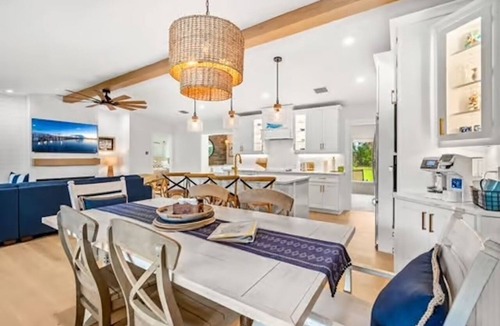 Interchange Square House | Luxury Coastal Retreat-Hanging Bed-Steps to the Beach!