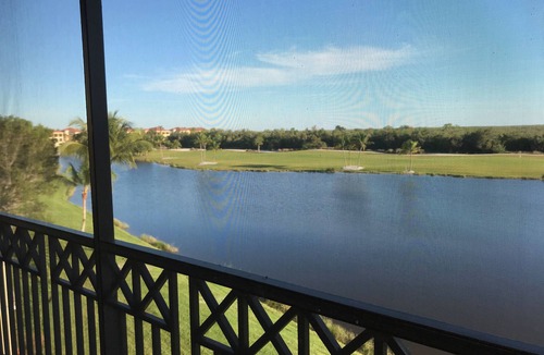 Hammock Bay Condo | Luxury Golf Course 3/2.5 Condo with Gulf Course/Lake View!