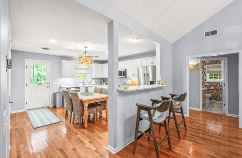 Oceanmarsh Subdivision House | NEW - Coastal Retreat - Golf Cart + Bikes - Quiet, Private Escape