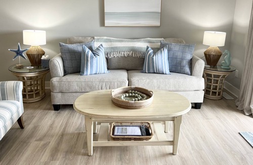 Oceanmarsh Subdivision Condo | Newly Renovated Oceanfront condo, steps from beach, 2 balconies