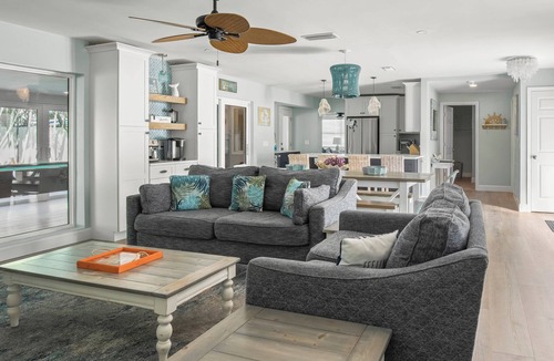 Melbourne Beach House | Newly renovated spacious 4BR home with pool & game room, 800m from the Beach