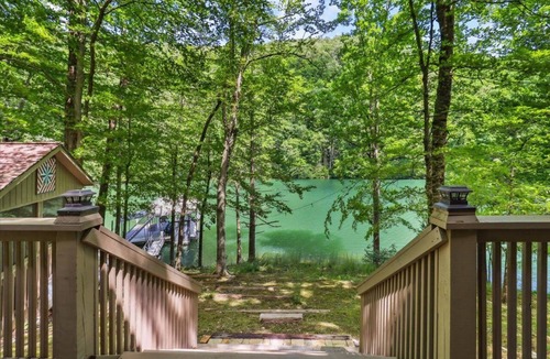 Jacksboro House | Norris Lakefront Retreat, 2-Story Dock, 600ft Shoreline, Sleeps 13, SXS