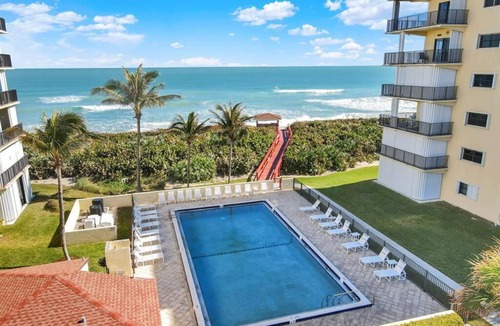 Hutchinson Island South Condo | Ocean Front, Penthouse Floor, 2-bedroom, 2-bathroom condo in beautiful Jensen
