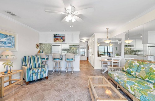 Emerald Isle Condo | Oceanfront ~ 1 bd/1 ba ~ Top Floor ~ Elevator ~ 1302 Queens Court ~ "SweetWater"