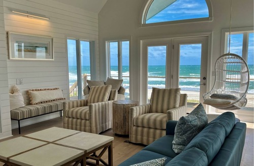 Emerald Isle House | Oceanfront 8 bedroom/sleeps 20 with large gathering and outdoor areas