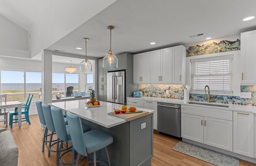 North Carolina Coast House | Oceanfront home - elevator, pool, dog friendly