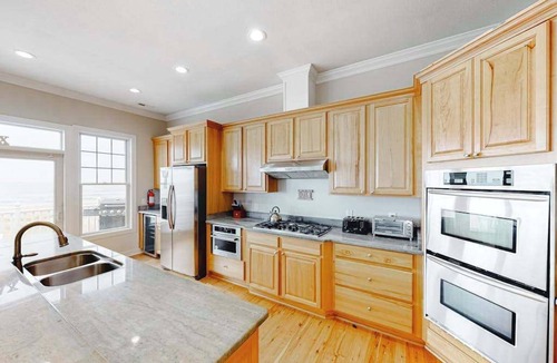 Sandbridge House | Oceanfront home with private pool, hot tub, amazing views, media room, game room